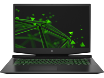HP Pavilion Gaming 17-cd1057ur (22R67EA) черный